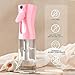 Leaflai Ultra Fine Mist Spray Bottle - Continuous Hair Water Spray Bottle - Mist bottle sprayer for Hair, Cleaning, Salons, Gardening, Body Care & More (Pink)
