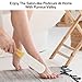 Foot File Foot Scrubber Pedicure, Pumice Stone for Feet, 2 Pack Professional Foot Scrubber Remove Cracked Heels,Dead Skin,Corn,Scraper File Foot Care Foot Rasp Massage Brush Tools Kit for Men/Women