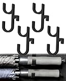 Universal Car Umbrella Holder Hook - 4pcs Set with Quick Snap Clip, Space-Saving Organiser for Car Seat, Stroller, Wheelchair & Golf Ba
