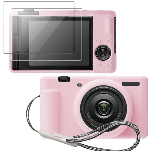 Funda Silicona para Sony ZV-1 II con Protector y Lanyard miniatura 1