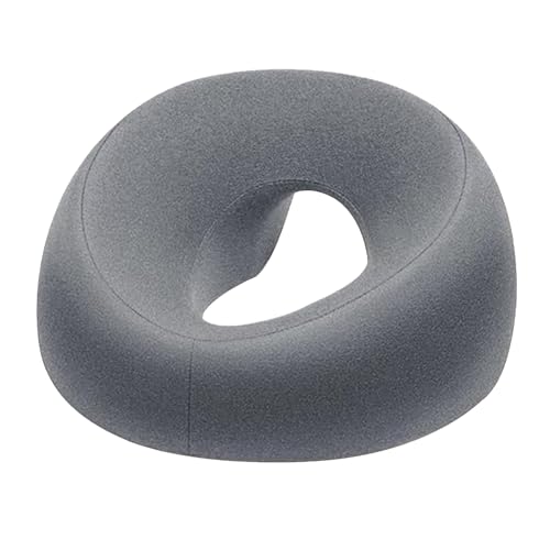 Syylqyr Massage Face Pillow, massage pillow face down Ergonomic Down Pillow for massage headrest for bed, Comfortable Beauty for Spa, Salons, and Home Use, Grey