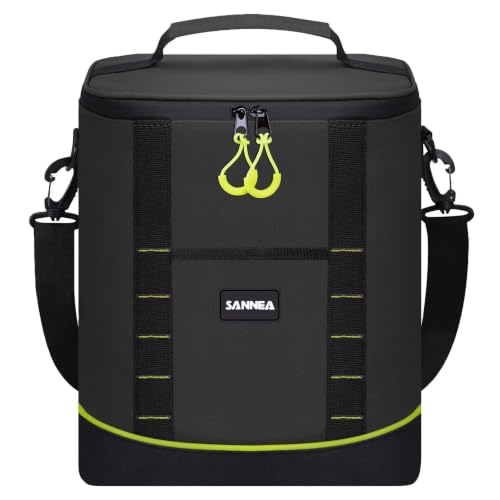 Image of Backpack Cooler Insulated Leakproof, Soft Cooler for Outdoor Camping Hiking | 7.5x13x18in, leakproof liner, waterproof oxford, multi pockets, wine opener, for camping hiking picnic fishing