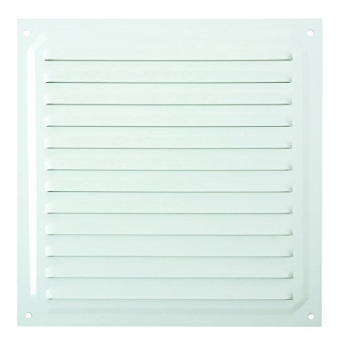 Brinox B 7058 5D - Rejilla Aluminio 7058 Lacada Blanca 20X20