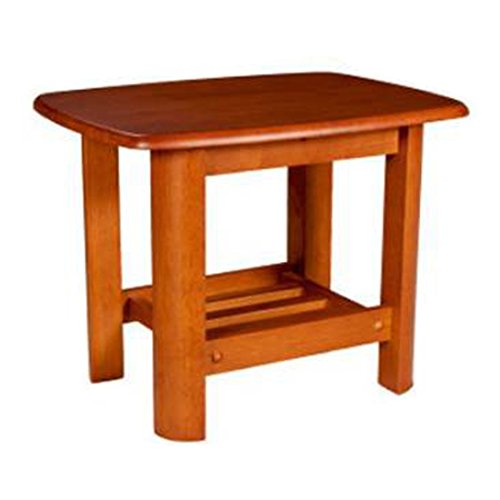 Image of Woodness Venus Solid Wood Coffee Table (Matte, Dark Oak)