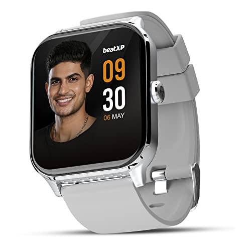 beatXP Marv 1.85 (4.5 cm) HD Display Smart Watch with Bluetooth Calling, AI Voice Assistance, Heart Rate, spo2, Sleep Monitoring, 100+ Sports Modes, IP68 Water Resistance (Silver)