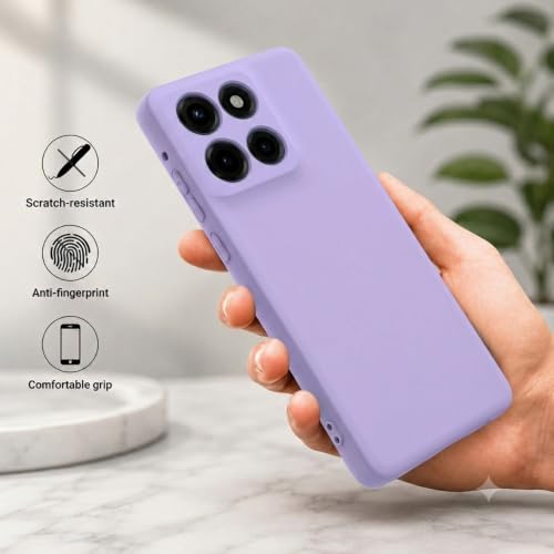 Image of Back Cover for Motorola Edge 60 Stylus 5G | Full Camera Protection | Premium Liquid Silicon Case | Flexible Bumper Case for Motorola Edge 60 Stylus 5G (Purple)