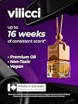 Vilicci Liquid Fantasy Car Air Freshener – Fresh Aquatic Scent & Odor Eliminator, Long-Lasting Car Diffuser, Vegan, Cruelty-Free, Hanging Air Freshener