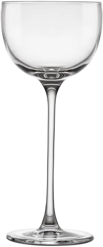 NUDE Savage Pony Glasses Set of 2 – 4.5 oz Premium Lead-Free Crystal Nick and Nora Cocktail Glasses – Elegant Coupe Style for Martini, Margarita, Espresso Martini Pony Drinks