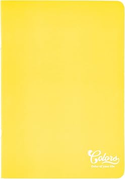 Meteksan Colors A4 60 Leaf Striped Notebook, Yellow