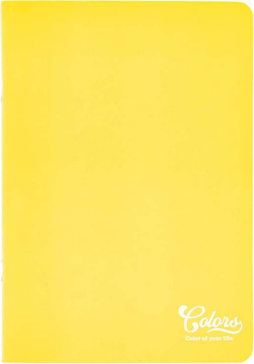 Meteksan Colors A4 60 Leaf Striped Notebook, Yellow