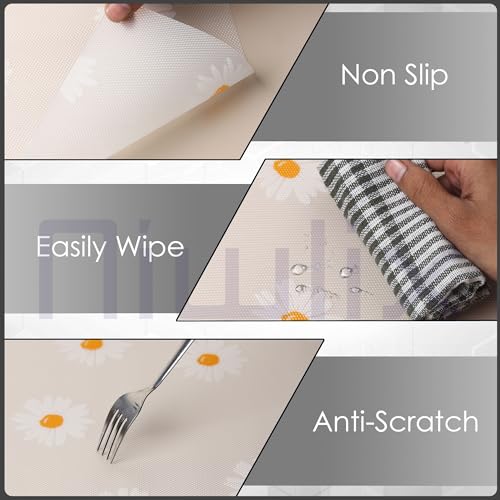 Niwlix (45 cm x 3 M Roll Anti Slip Drawer Mats For Kitchen Shelf Liners For Kitchen Shelves, Sheet for Fridge, Kitchens, Cabinet, Cupboard, Drawers, Wardrobe