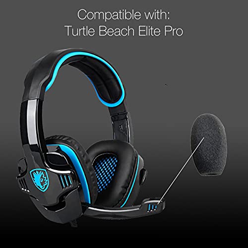 Fundas de espuma para micrófono compatible con Turtle Beach y Logitech Prodigy 4