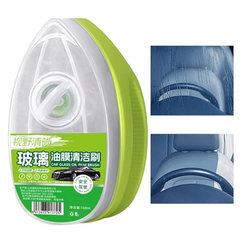 車のガラスクリーナー - 透明スプレー 150ml、自動車用脱脂剤ソリューション |窓の表面改修、オイルグリィンドウ クリーナー ディグリーザーは、過度の滴下をすることなース残留物の除去、ガレージワークショップでの車両メンテナンスの清掃