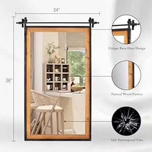 Rectanglefarmhousemirrorsforwall24x36rusticblackbarndoorinspireddecorativehangingmirrorforbathroombedroomlivingroomentryway Urban Country Home Decor Rectangle farmhouse mirrors for wall 24×36 rustic black barn door inspired decorative hanging mirror for bathroom bedroom living room entryway urban country home decor