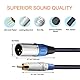 Tisino Dual Cinch auf XLR Kabel, 2 Cinch auf 2 XLR Male HiFi Stereo Audio Verbindung Mikrofonkabel Drahtschnur Pfadkabel - 2m