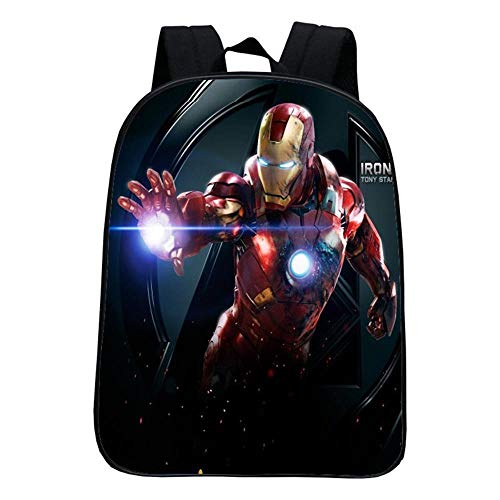 Bag Set Mochila Escolar The Avengers para Niños Mini Iron Man Mochilas Casuales