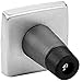 Bobrick 687 304 Stainless Steel Surface Mounted Door Bumper, Bright Finish, 2" Length x 2" Width x 2-1/8" Projection