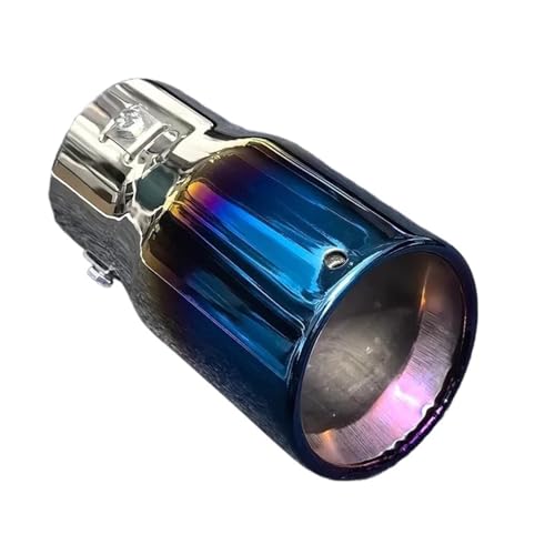 Tuyau d'échappement voiture Dodge en acier inoxydable avec embout réglable bleu