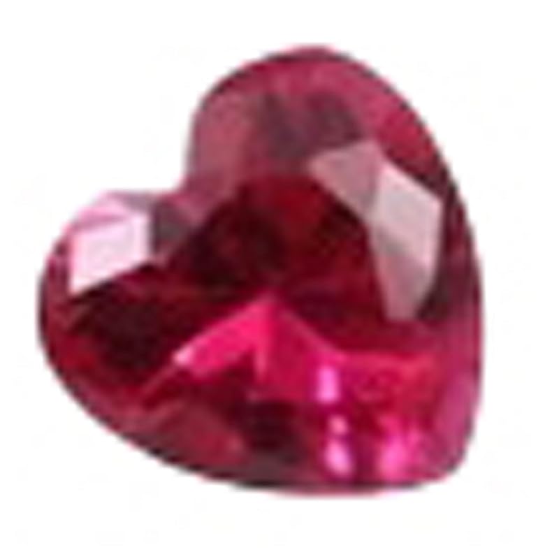 Rubis rouge du Mozambique à coupe fine 6 mm pour haute joaillerie, lot de 2