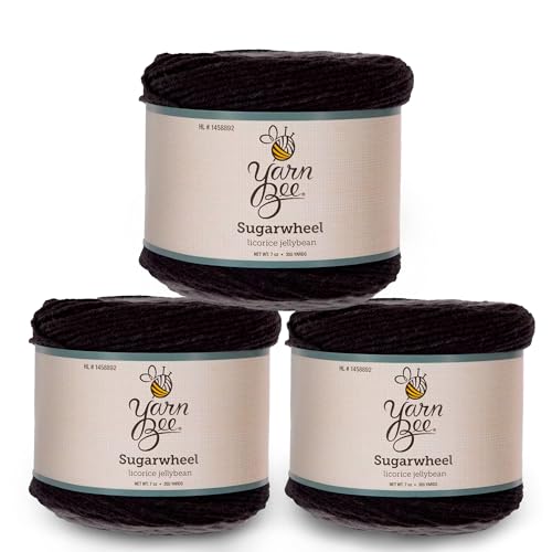 Yarn Bee Medium Yarn for Crocheting & Knitting – Soft...