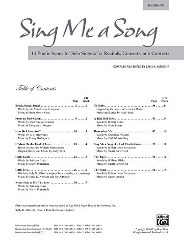 Sing Me a Song: Low Voice - Image 2