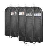 VIVUCY 40"/50 "garment bags for Closet Storage(2pcs40"+2pcs50")Garment Bags for Hanging Clothes, Sui