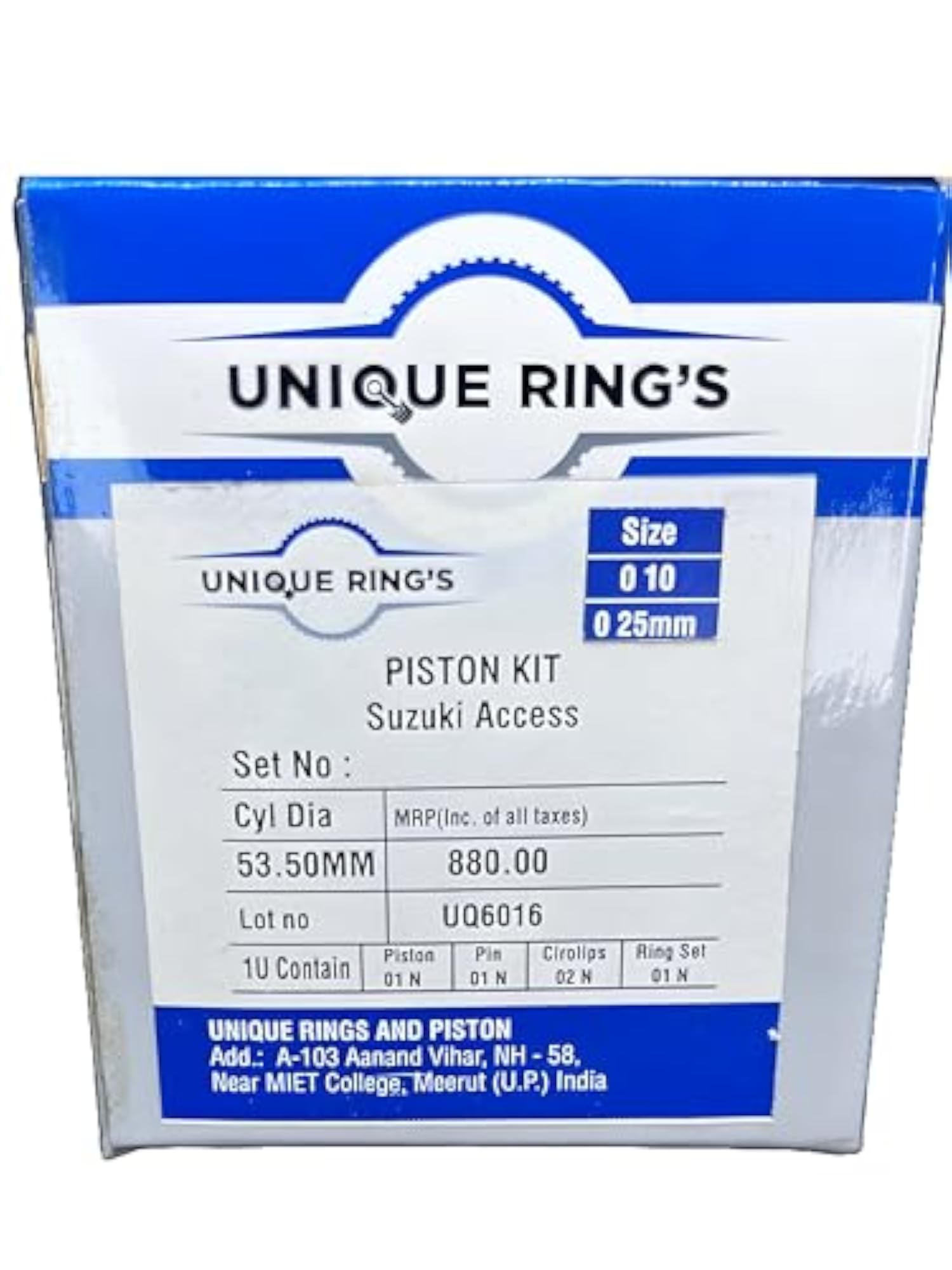 Access Ring Kit for Suzuki Access