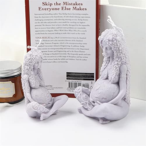 Miniatura 6 de Silicone Molds, Candle Making Molds, Exquisite Goddess Mother Earth Female Body Shape Craft Art Silicone Scented Candle Molds or Craft soap Molds -