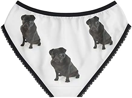 DogsMakeMeHappy Pug Panties, Pug Underwear, Briefs, Cotton Briefs, Funny Underwear, Panties For Women