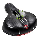 Fahrradsattel, Bequemer Fahrradsitze Weich Memory Foam Ergonomisch Stoßdämpfend Atmungsaktiv Fahrrad Sattel für Herren Damen Kinder Cityrad, Rennrad, MTB Mountainbike Fahrradsitz