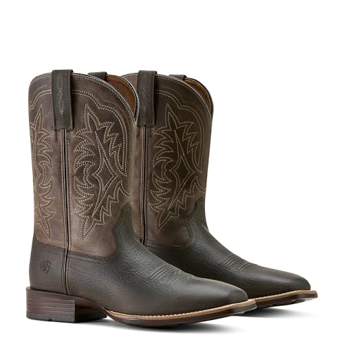 ARIAT ARIAT, Men's, Ryden Ultra Cowboy Boot, Smokey Brown, 12, Medium