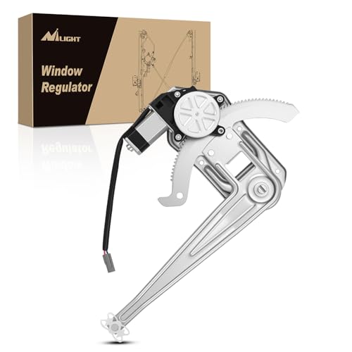 Image of Nilight Power Window Regulator with Motor for Ford Ranger 1993-2011 | Door Glass Lift Assembly 741-831 fits the front driver-side left door and restores smooth powered window movement
