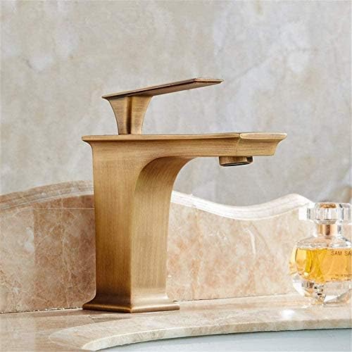 Robinet lavabo en laiton antique mitigeur vintage salle de bain retro