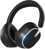 MMWOWARTS Hybrid Active Noise Cancelling Bluetooth Headphones,Bluetooth 6.0 Over Ear Wireless Headphones with 60H Playtime, Hi-Res Audio, Deep Bass, Memory Foam Ear Cups for Home Office Travel