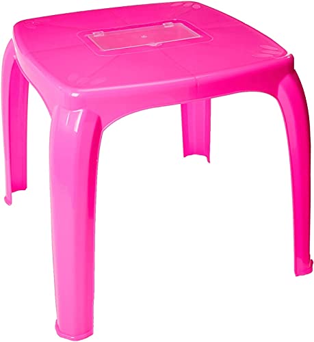 Mesa Infantil com Estojo Rosa, Usual Utilidades, 158