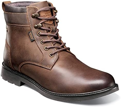 Nunn Bush Men's 1912 Plain Toe Chukka Lace Leather Boot with Scotchguard Defender, Brown, 12 | Image 3
