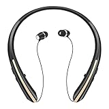 APPINESSEY Bluetooth Retractable Headphones, Wireless Earbuds Neckband Headset Noise Cancelling...