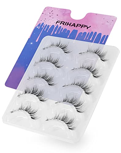 Frihappy False Lashes Natural Look Wispy Eye Lashes 5 Pairs Rs39 #TOP1