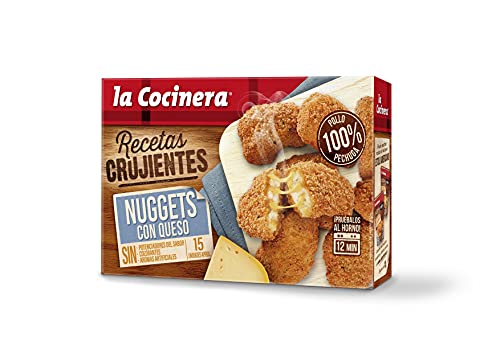 La Cocinera Nuggets de Pollo con Queso Fundido, Crujientes, 350g