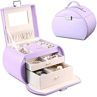 Vlando Princess Style Jewelry Box from Netherlands Design Team, Fabulous Girls Gift (Lavender)