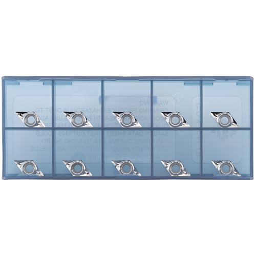 CDBP DCGT 070204 DCGT21,51 Wendeschneidplatten Aluminium zum Drehen von Schneidwerkzeugen, 10 Stück