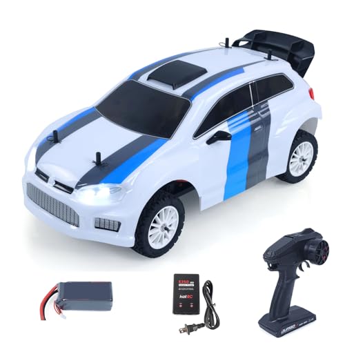 Image of 1004 1 /10 70KM /H 4 * 4 Remote Control Rally Car RC Brushless Electric Racing Vehicle 60A ESC 3 Differentials Metal Gears Hobby Grade Model for Adult(Style D)