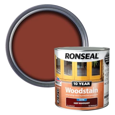 Ronseal 10 Year Deep Mahogany Woodstain Cover