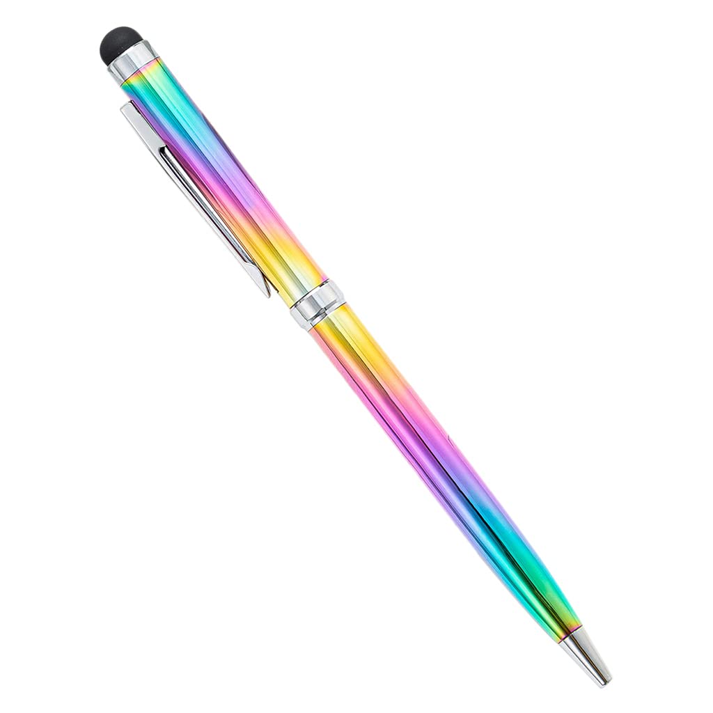 Ballpoint Pen Luxury Metal Ballpoint Pen 2-in-1 Stylus Pen Twist Action Portable Refillable Stylus Ballpoint Pen for Business — view 5