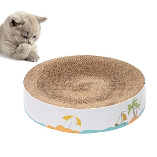 Arranhador de gato Balacoo, brinquedos interativos para gatos em forma de tigela afundada redonda ar