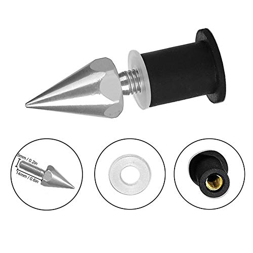 Image of Wind Screen Spike,Windshield M5 Screws Nuts Fit for Motorcycle Modification, Silver, default
