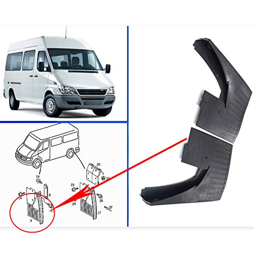 Image of Sprinter Mud Flaps Splash Guard Front or Rear Left Right for Dodge Sprinter 901 902 903 904 9018820105 9018800000