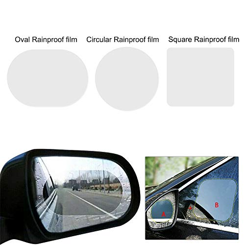 GoolRC Filme Espelho Retrovisor do carro Janela Lateral Película Protetora HD Anti-Fog Anti-Arranhõe