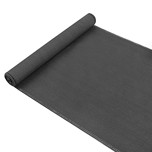 WOLTU Zaunblende Tennisblende 1x20m aus 180 g/m² HDPE, Schattiernetz Sichtschutz Windschutz Staubschutz Sonnenschutz Gewebe Netz mit Kabelbinder anthrazit