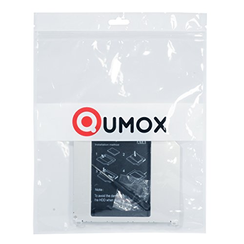 QUMOX Laptop secondo Hard Drive DVD Bay Caddy 12,7 millimetri SATA a SATA F ACER / ASUS / DELL / TOSHIBA